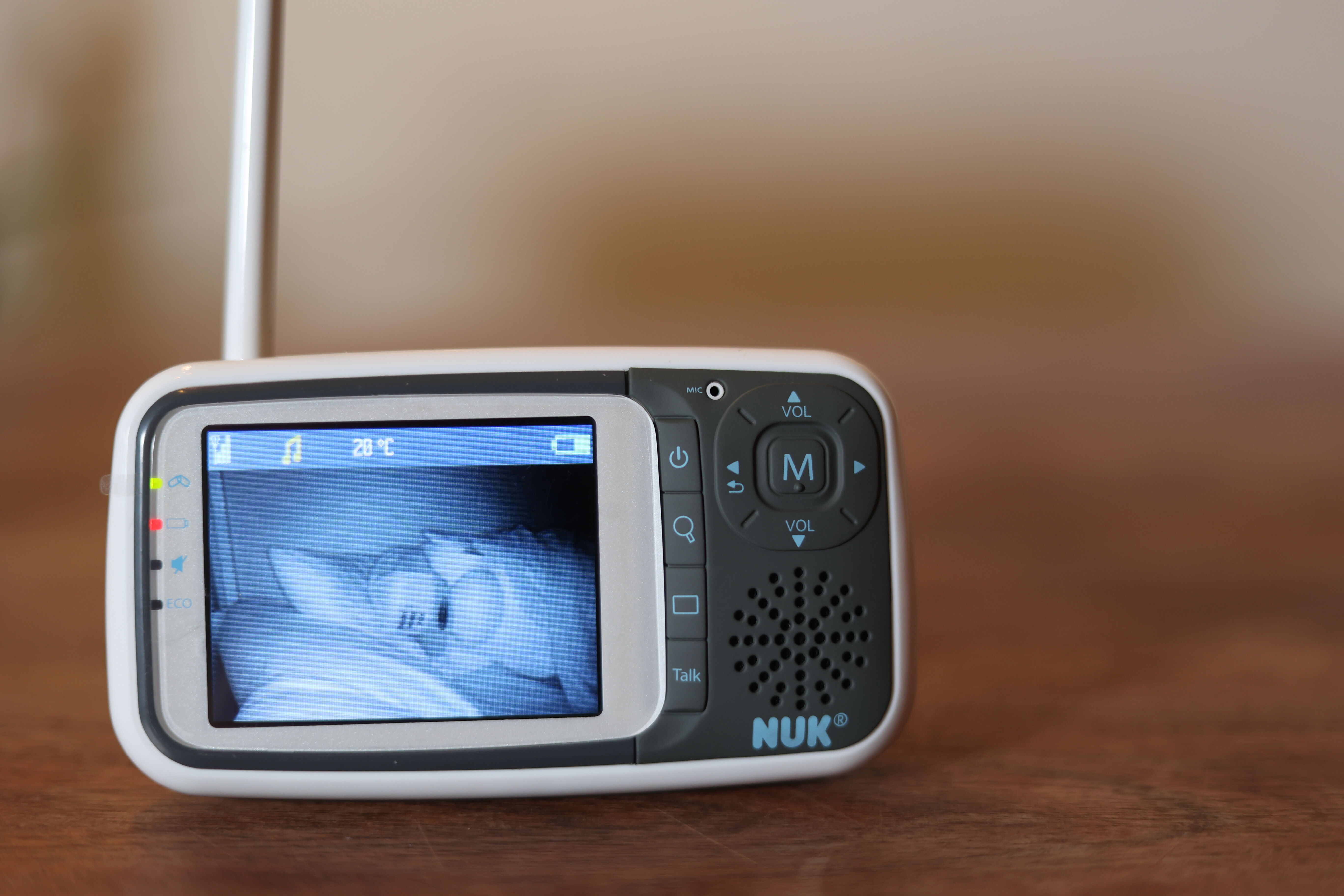 Infrarot-Nachtsicht des NUK Babyphone mit Kamera